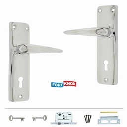 M3A11 - 3 Lever Lockset Satin Chrome | Eureka DIY Solutions Pty Ltd